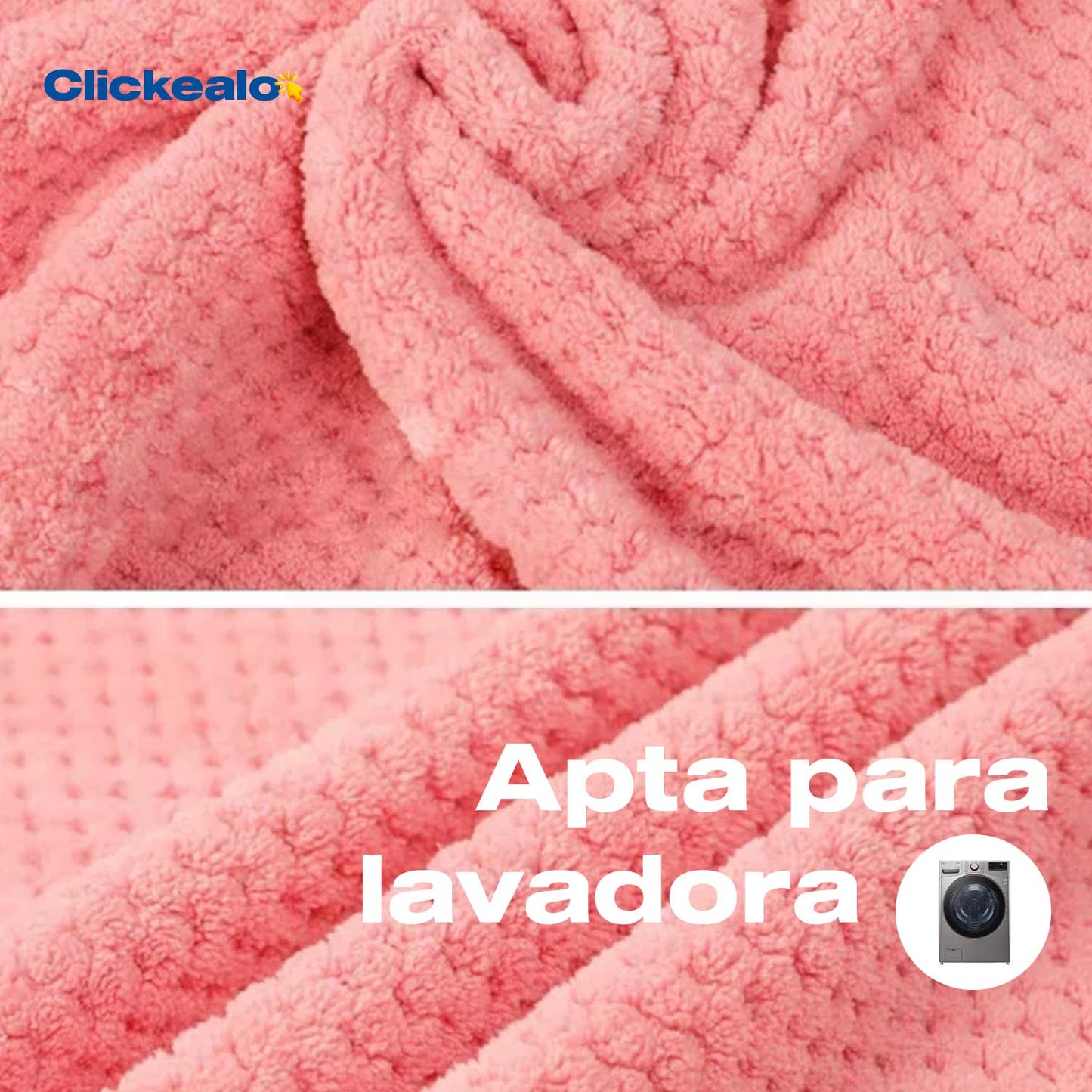 Toalla bata de microfibra para mujer